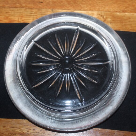 Vintage 1878 Frank Whiting 925 Sterling Silver Crystal "Starburst" Trinket Dish - Picture 5 of 5